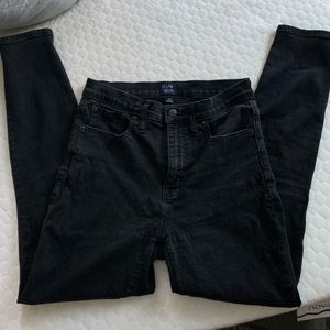 J Crew black skinny jeans